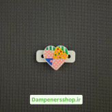 قلب صورتی سبز
