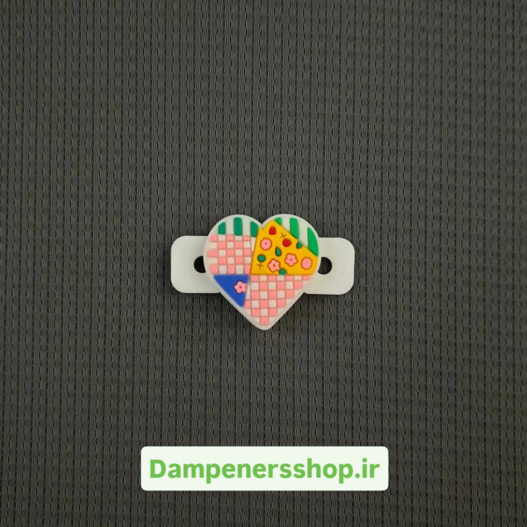 قلب صورتی سبز